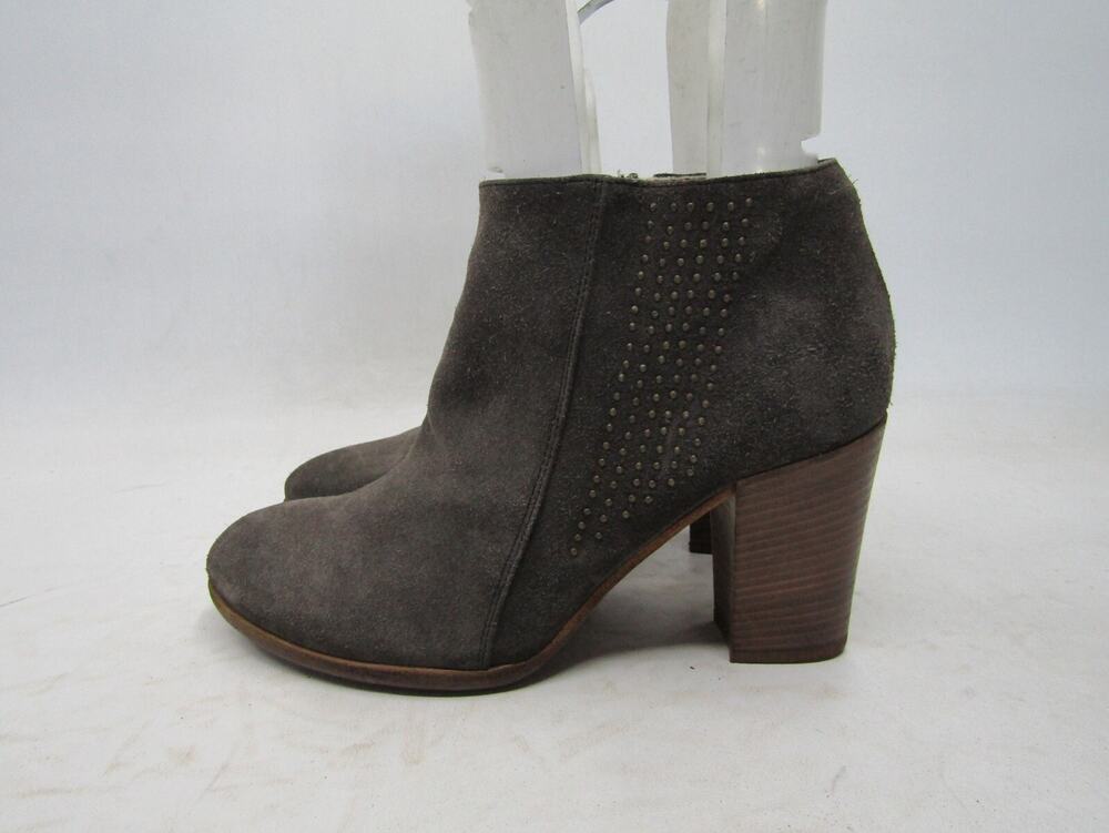 Alberto Fermani Womens Size 38 EUR Brown Suede Zip Ankle Fashion Boots Bootie